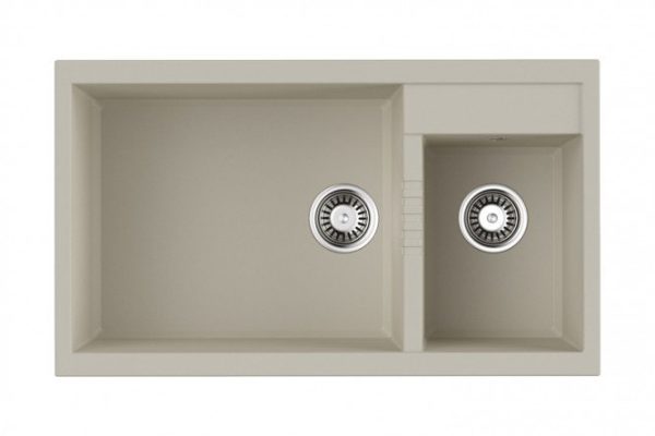 Inset sink OMOIKIRI Tedori 86-2-LB-EV 4993938, Everest 86x50x22 cm