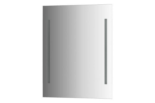 Wall mirror EVOFORM Lumline with 2 built-in LUM lamps, BY 2015 60x75 cm
