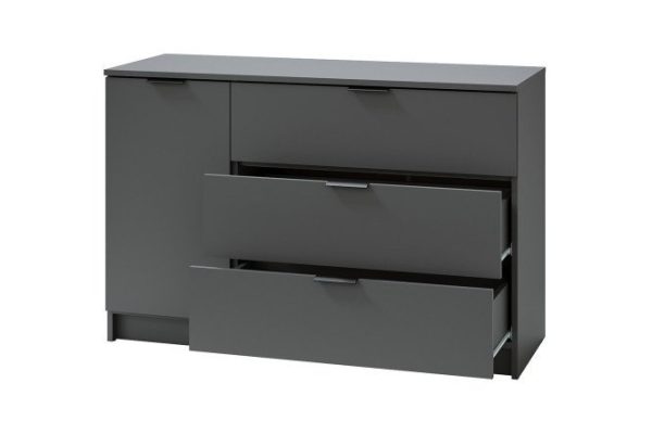 Chest of drawers Loft 1200, anthracite