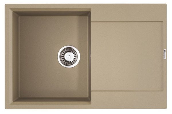 Inset sink with wing OMOIKIRI Daisen 78T-CH 4993523 78x51x23 cm