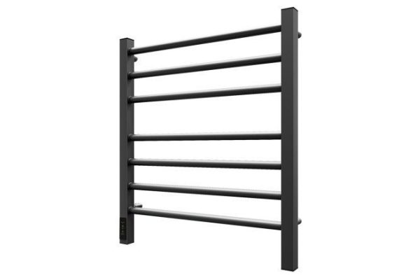 Electric heated towel rail Vesta P7, premium graphite PN70756GR 53x60x8 cm