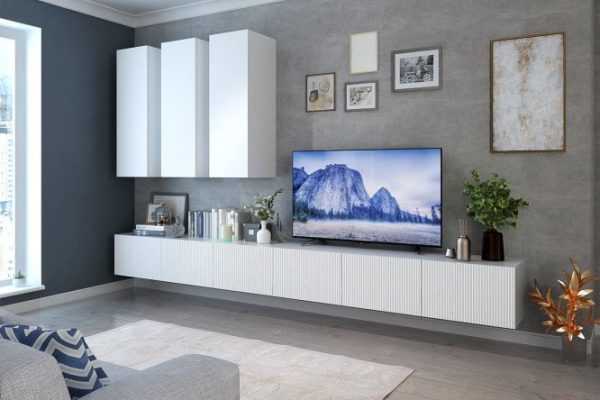 5n1nagkpcxsc818oycmi77eg3c8yod0j.jpg Living room Oscar with cabinets with drawers and cabinets with push-to-open, wave / smooth talc white