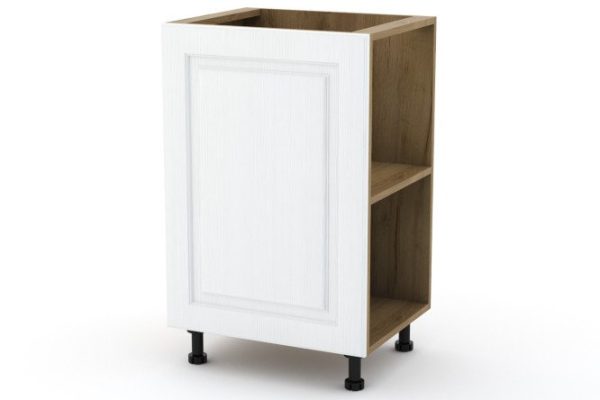 Decorative panel for Bella floor cabinets 57.6x72 cm, white wood color