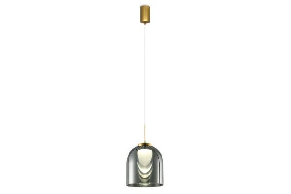 Hanging lamp FREYA Modern Fume 8 sq.m., LED, 16.5 cm