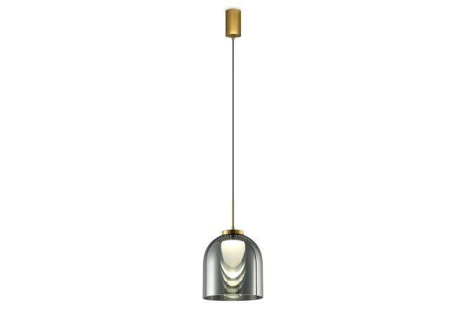 Hanging lamp FREYA Modern Fume 8 sq.m., LED, 16.5 cm