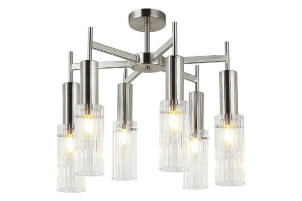 Chandelier on a rod STILFORT Wunder 16 sq.m., 56x100x56 cm, E14