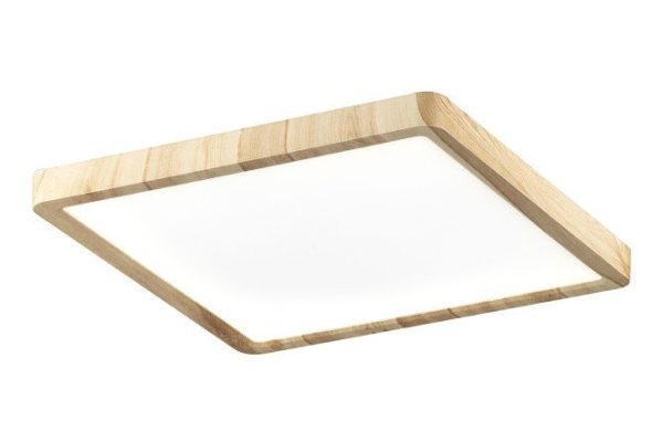 LED surface mounted lamp CITILUX Basic 12 sq.m, 30x2.4x30 cm, LED