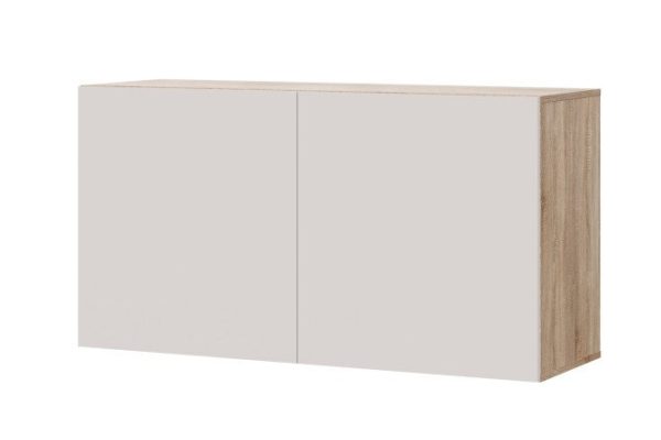 Cabinet Oscar Moon 120x64 with doors, Sonoma oak / Santiago soft