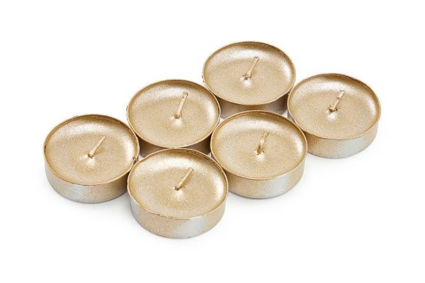 Tea candles 400165 varnished 1.2 cm, 6 pcs.
