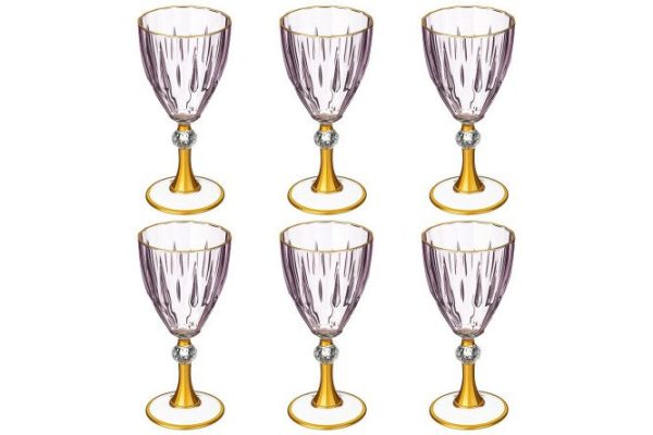 Set of wine glasses 197 245 ml, Glass, 6 pcs.