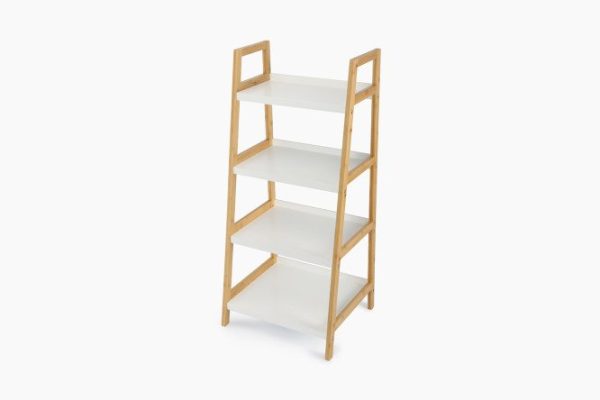 4-tier shelf BERKRAFT Bamboo 50x110x43 cm