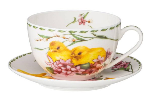 Lefard Sunday tea pair for 1 person 300 ml, Porcelain