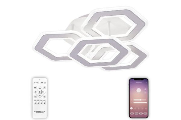 Chandelier Natali Kovaltseva High-Tech Led Lamps 20 sq.m., LED, 50 cm