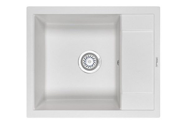 Inset sink with drainer GRANULA 6002 60x50x20 cm