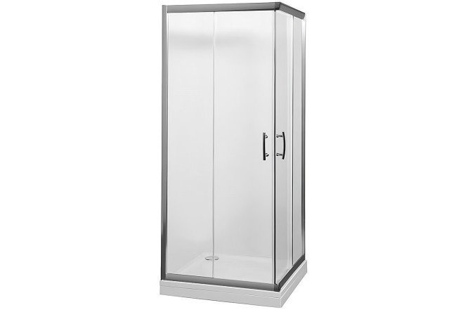 Wall-mounted shower curtain AQUANET Alfa Cube NAA1142