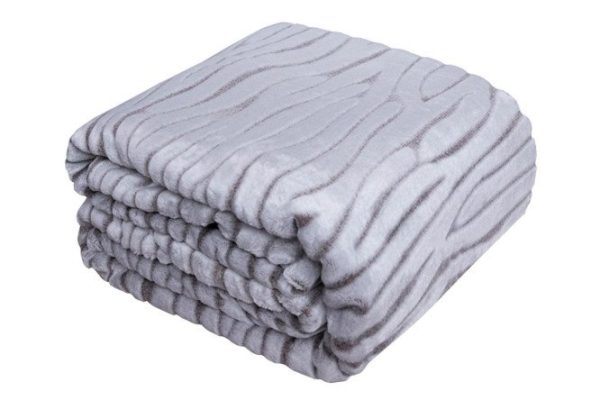 Bedspread Zebra Velor, 200x200 cm