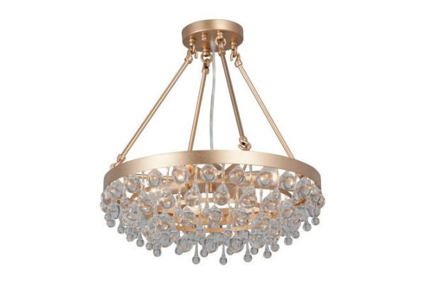 Chandelier VITALUCE V5352-8/4S 12 sq.m., 50x52x50 cm, E14