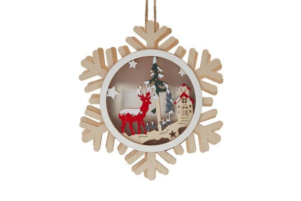 Decorative lamp ERA Snowflake