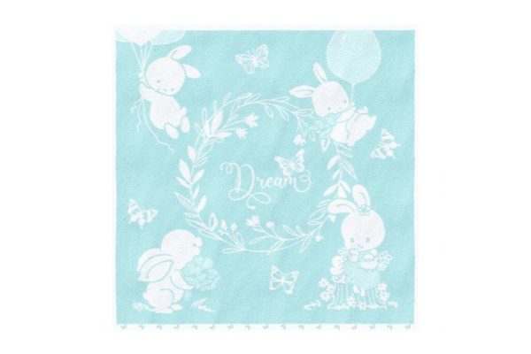 Children's terry towel Bunny Cotton, 100x100 cm, 1 pc.