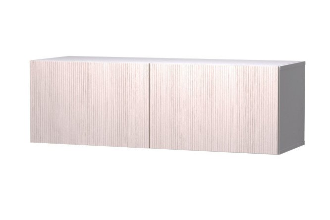 Cabinet with doors Oscar Grevy 120x38 cm, white/Cadena light