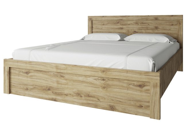 Bed Doorset 120x200 cm color Navarre oak