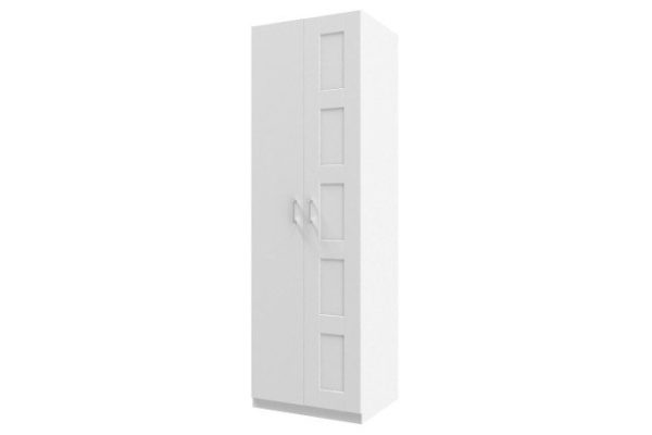 Wardrobe 2-door Oscar Bergen 75x236 cm white