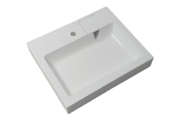 Washbasin Rida GS-R600x500 Wall-hung, 59.8x10x50 cm