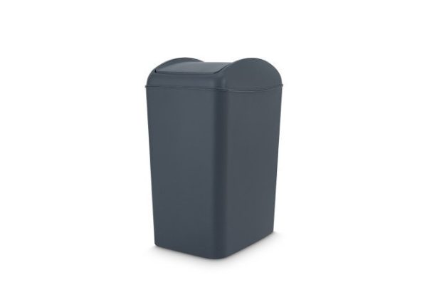 Garbage container TRN-189 Antr with lid 27.5x51x35.3 cm, 20 l