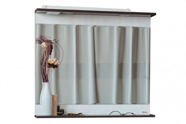 Mirror with shelf Sanflor Toledo 83.4x73.6x14.6 cm