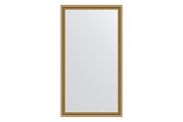 Wall mirror in a baguette frame EVOFORM gold beads 72x132 cm