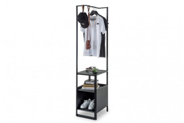 Cabinet with clothes hanger Dark Metal 40x187.5x48 cm