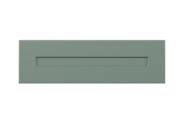 Front of a low drawer for a cabinet Sienna 59.6x17.6 cm, mint color