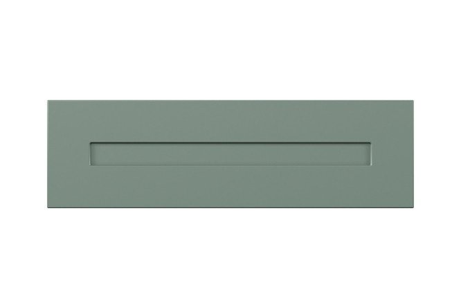 Front of a low drawer for a cabinet Sienna 59.6x17.6 cm, mint color