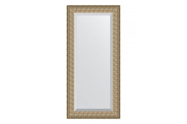 Wall mirror with bevel in a baguette frame EVOFORM copper Eldorado 54x114 cm