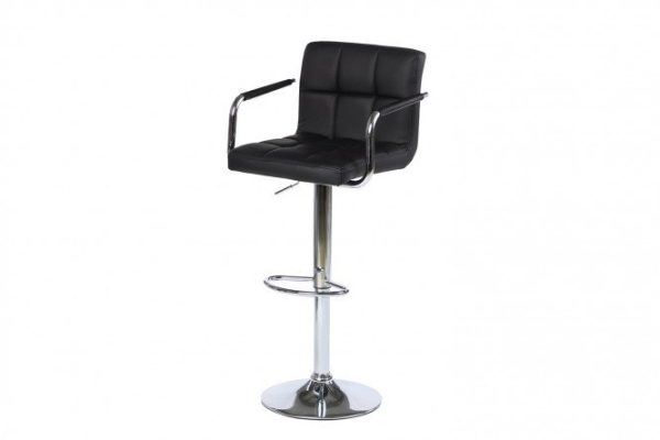 63d376afc21db25f337120b5599d9cc4.jpg Bar stool Mango 53.5x93x47 cm, black, chrome