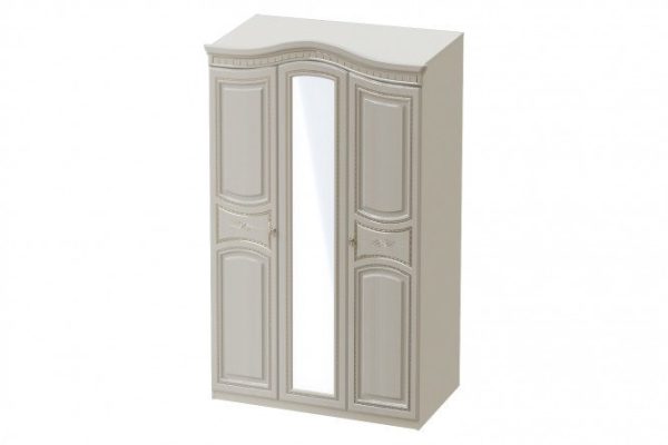 Wardrobe 3-door Nicole 132x230x56 cm
