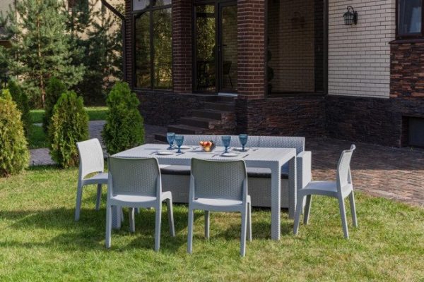 Dining set July color light gray