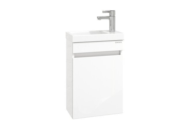 Hanging cabinet ONIKA Milton 104007 39 cm, frame color white, facade white