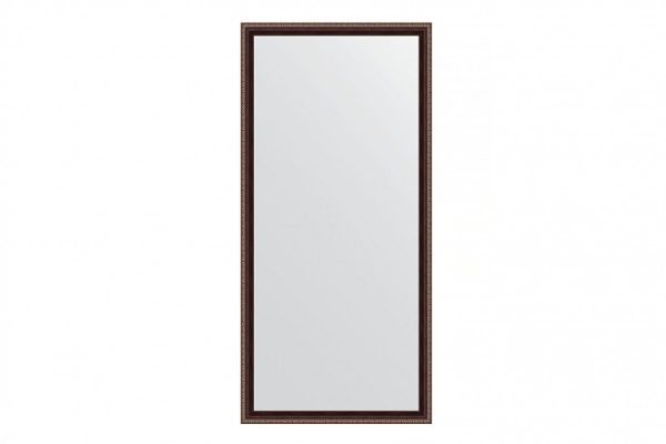 Wall mirror in a baguette frame EVOFORM BY 3649 mahogany with ornament 73x153 cm