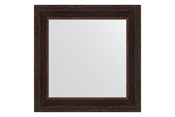 Wall mirror in a baguette frame EVOFORM Dark Provence 82x82 cm