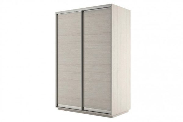 Sliding wardrobe 2-door Slide 160x240x60 cm, light shimo ash