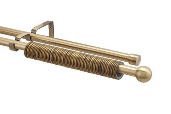 Double-row cornice Shar-3 sliding 120-210 cm