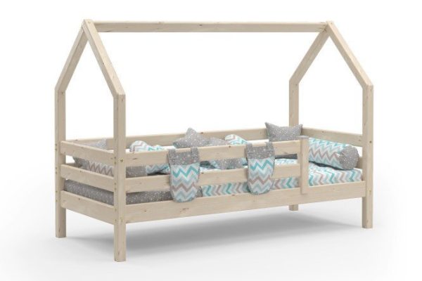 Bed with extension Sonya 80x190 cm pine color