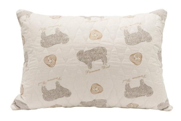 Cushion ESTIA Rambouillet Valley 50x70 cm, sheep wool