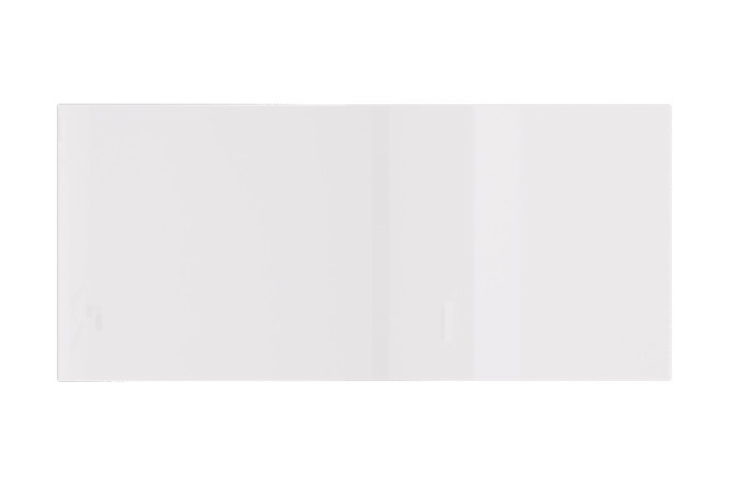 Front of a high drawer/cabinet with horizontal opening City 79.6x35.6 cm, white gloss color