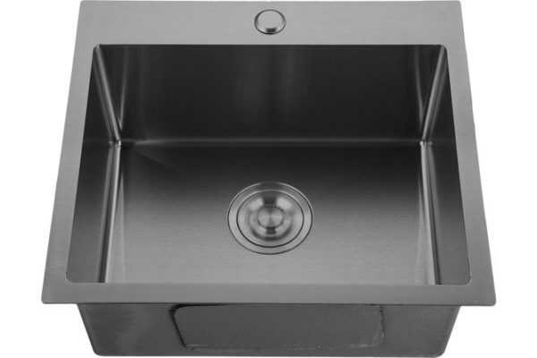 Drop-in sink Metal 5045 graphite 50x45x21.5 cm