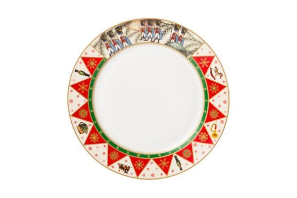 Dinner plate Nutcracker Porcelain, 27 cm