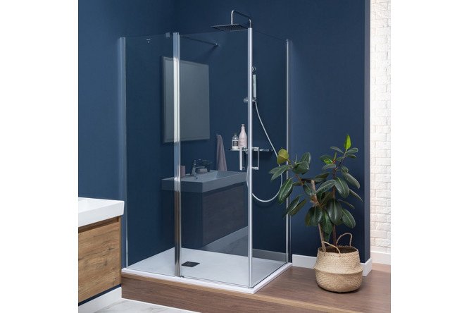 Wall-mounted niche door AQUANET Cinetic AE12-N-80H190U-CT