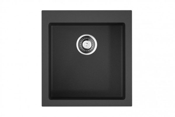 Inset sink OMOIKIRI Bosen 47-BL 4993586, black 50x47x19 cm
