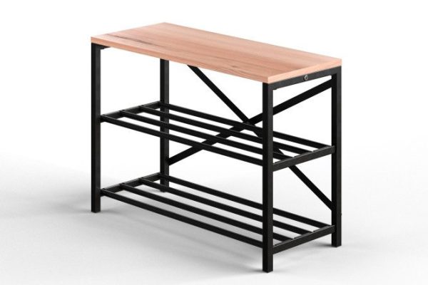 Shoe rack with 3 shelves Gutta 69x50x29 cm